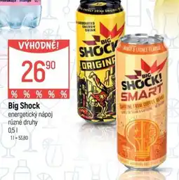Globus Big Shock energetický nápoj nabídka