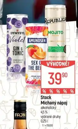 Globus Stock Míchaný nápoj nabídka