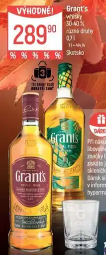 Globus Grants whisky nabídka