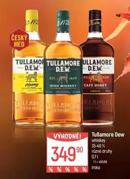 Globus Tullamore Dew whiskey nabídka