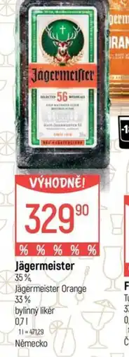 Globus Jägermeister nabídka