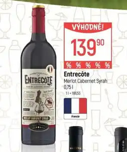 Globus Entrecôte Merlot Cabernet Syrah nabídka