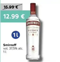 VELTA Free Shop Smirnoff vodka nabídka