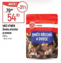 Globus Váš výběr směs ořechů a ovoce nabídka