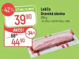 Globus Le&Co Oravská slanina nabídka