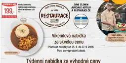Globus Restaurace Globus Hovězí videňská rostěná se smaženou cibulí a dušenou rýží nabídka