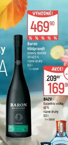 Globus Baron Hildprandt ovocný destilát nabídka
