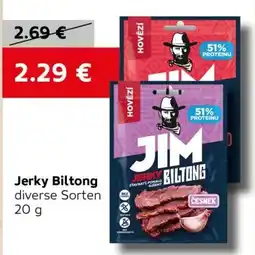 VELTA Free Shop Jim jerky biltong nabídka