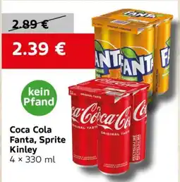 VELTA Free Shop Coca Cola Fanta, Sprite Kinley nabídka