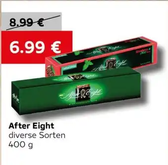After Eight diverse Sorten