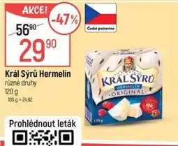 Globus Král Sýrů Hermelín nabídka