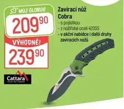 Globus Cattara Zavírací nůž Cobra nabídka