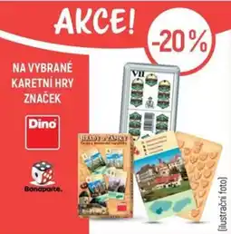 Globus Dino karetní hry nabídka