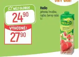 Globus Hello jahoda, hruška, rajče, černý rybíz nabídka