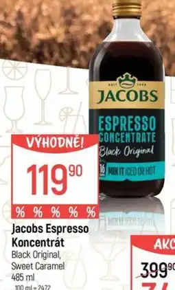 Globus Jacobs espresso koncentrát nabídka