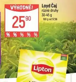 Globus Lipton čaj nabídka
