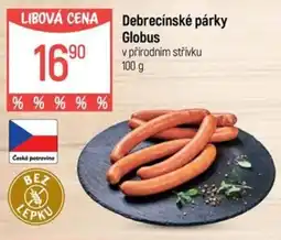 Globus Globus debrecínské párky nabídka