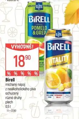 Globus Birell míchaný nápoj nabídka