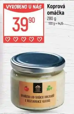 Globus Koprová omáčka nabídka