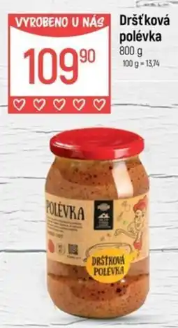 Globus Drštková polévka nabídka