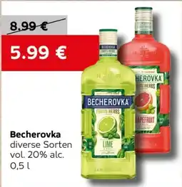VELTA Free Shop Becherovka diverse Sorten nabídka