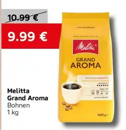 VELTA Free Shop Melitta Grand Aroma Bohnen nabídka