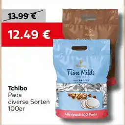 VELTA Free Shop Tchibo Pads diverse Sorten nabídka