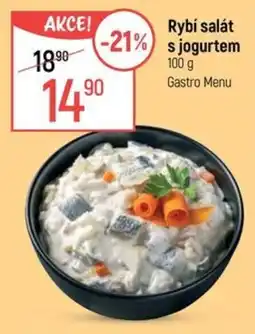 Globus Gastro Menu Rybí salát s jogurtem nabídka