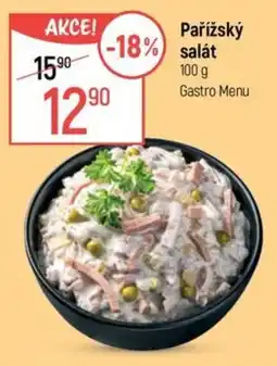 Globus Gastro Menu Pařížský salát nabídka