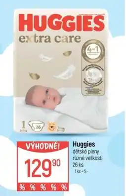 Globus Huggies dětské pleny nabídka