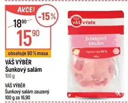 Globus Váš výběr šunkový salám nabídka