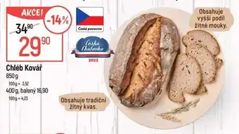 Globus Chléb Kovář nabídka