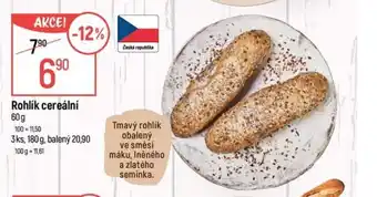Globus Rohlik cereální nabídka