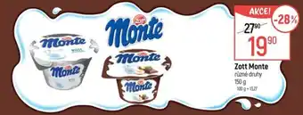 Globus Zott Monte nabídka