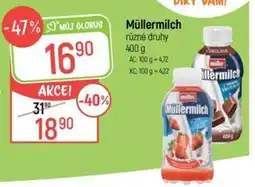 Globus Müller milch různé druhy nabídka