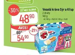 Globus Veselá kráva Sýr a Křup nabídka