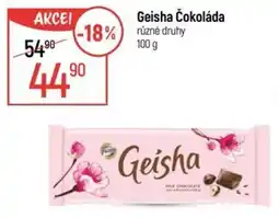Globus Geisha Čokoláda nabídka