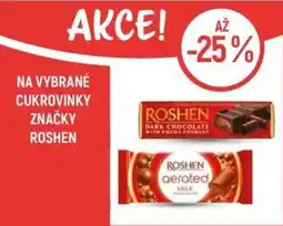 Globus Roshen cukrovinky nabídka