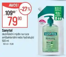 Globus Sanytol dezinfekční mýdlo na ruce nabídka