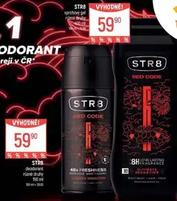 Globus Str8 deodorant různé druhy nabídka