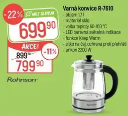 Globus Rohnson varná konvice R-7610 nabídka