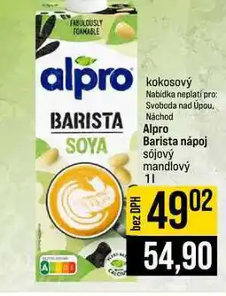 Jip Alpro Barista nápoj sójový mandlový nabídka