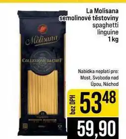 Jip La Molisana Semolinové těstoviny spaghetti linguine nabídka