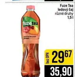 Jip Fuze Tea ledový čaj různé druhy nabídka