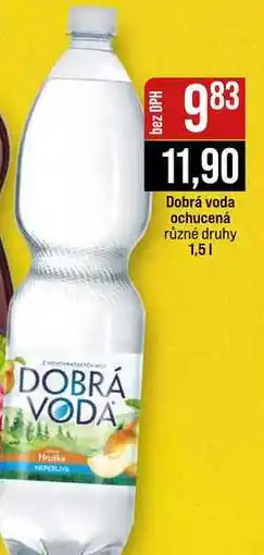 Jip Dobrá voda ochucená různé druhy nabídka