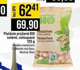 Jip Pistácie pražené solené, neloupané nabídka