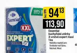 Jip Essential kuchyňské utěrky 3-vrstvé expert maxi 1ks nabídka