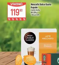 Globus Nescafé Dolce Gusto kapsle nabídka