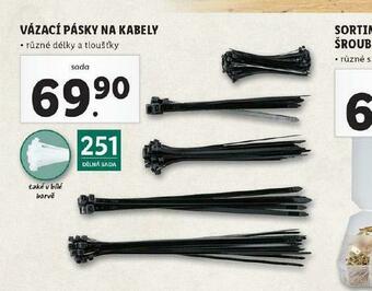Lidl Vázací pásky na kabely nabídka