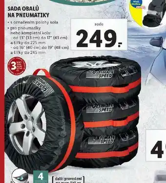 Lidl Sada obalů na pneumatiky nabídka